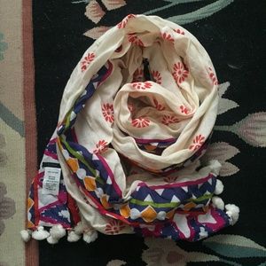 J. Crew Pom Pom Scarf